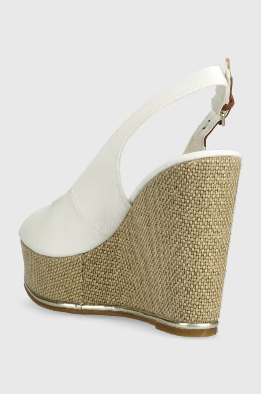 U.S. Polo Assn. Сандали AYLIN в бяло със скосена платформа AYLIN013D - Pepit.bg