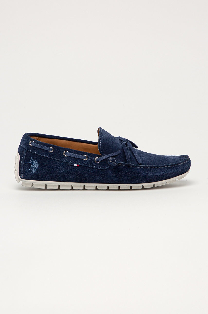 U.S. Polo Assn. Велурени мокасини - Pepit.bg
