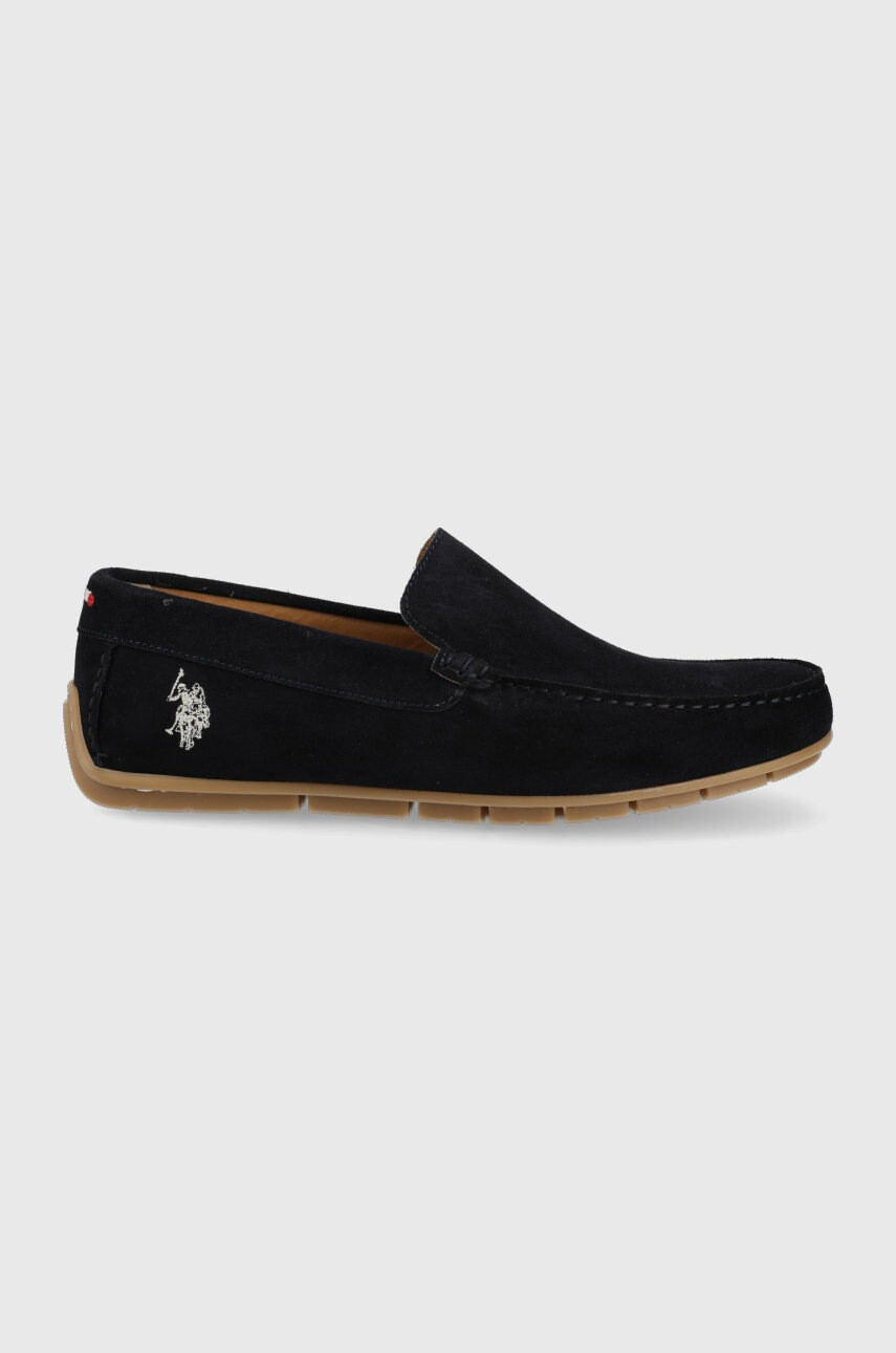 U.S. Polo Assn. Велурени мокасини - Pepit.bg