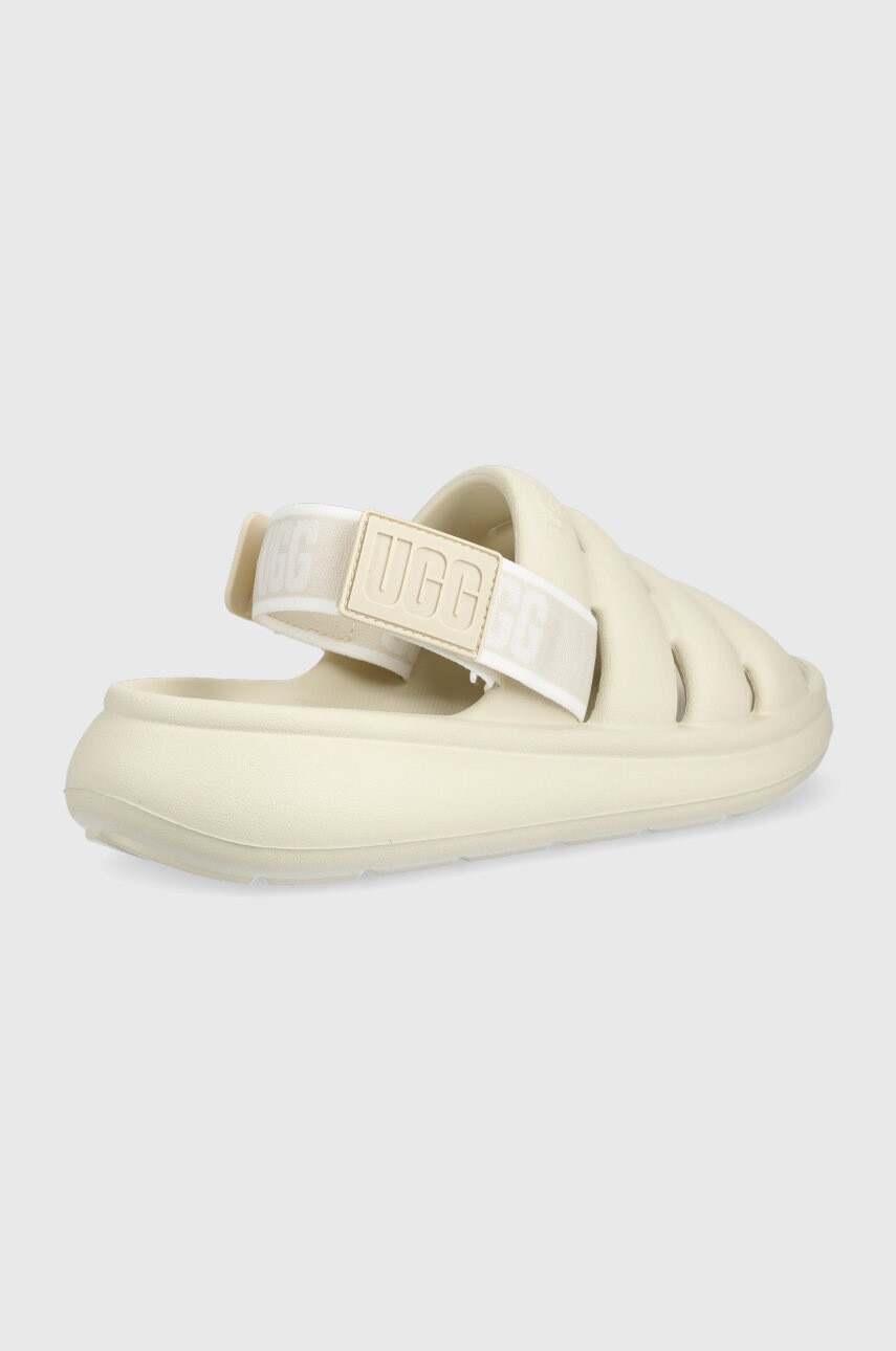 Ugg Чехли Sport Yeah в бежово с платформа - Pepit.bg