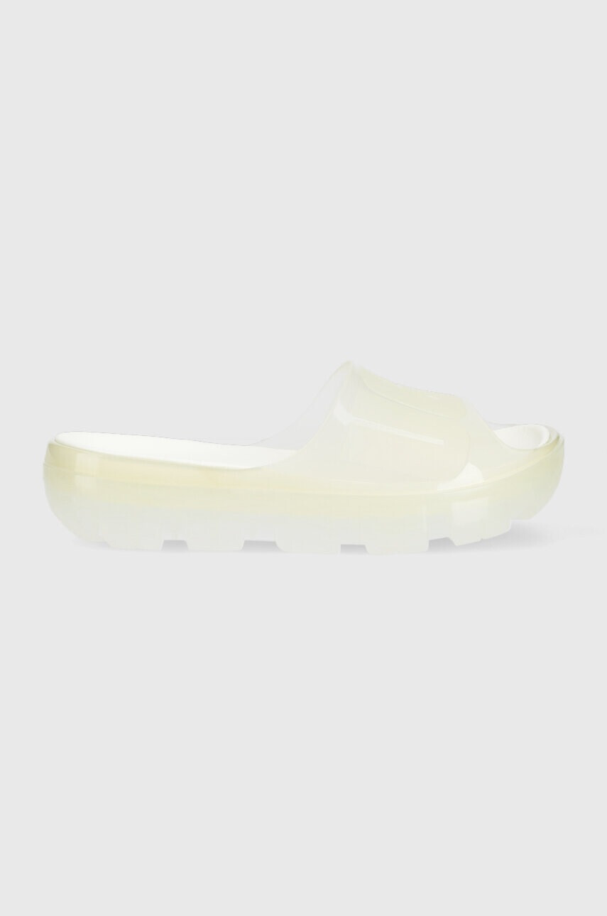 Ugg Чехли Jella Clear Slide в бяло - Pepit.bg