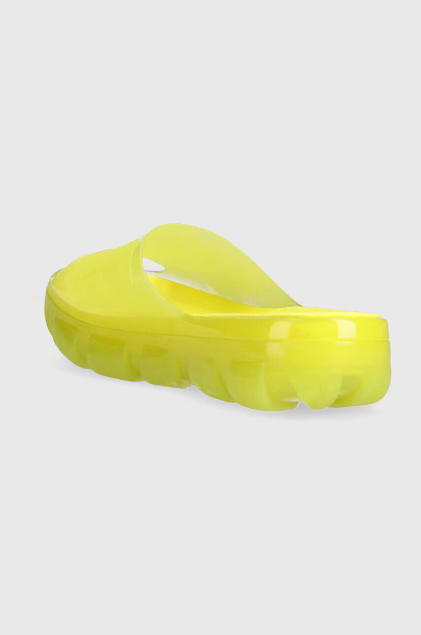 Ugg Чехли Jella Clear Slide в жълто с платформа 1136763 - Pepit.bg