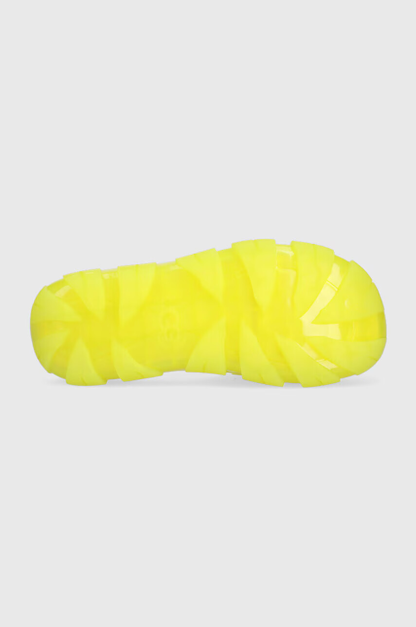 Ugg Чехли Jella Clear Slide в жълто с платформа 1136763 - Pepit.bg