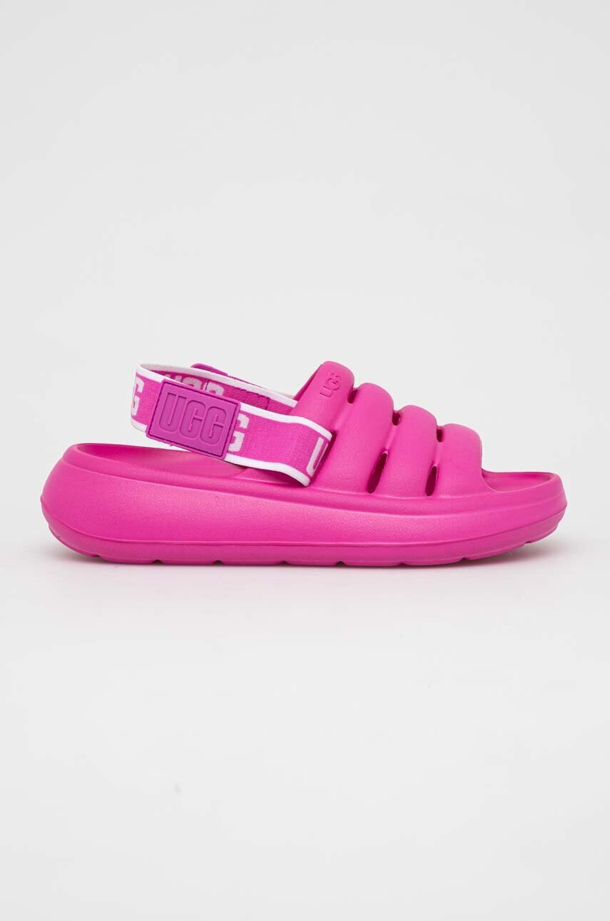 Ugg Чехли Sport Yeah в розово с платформа 1126811 - Pepit.bg