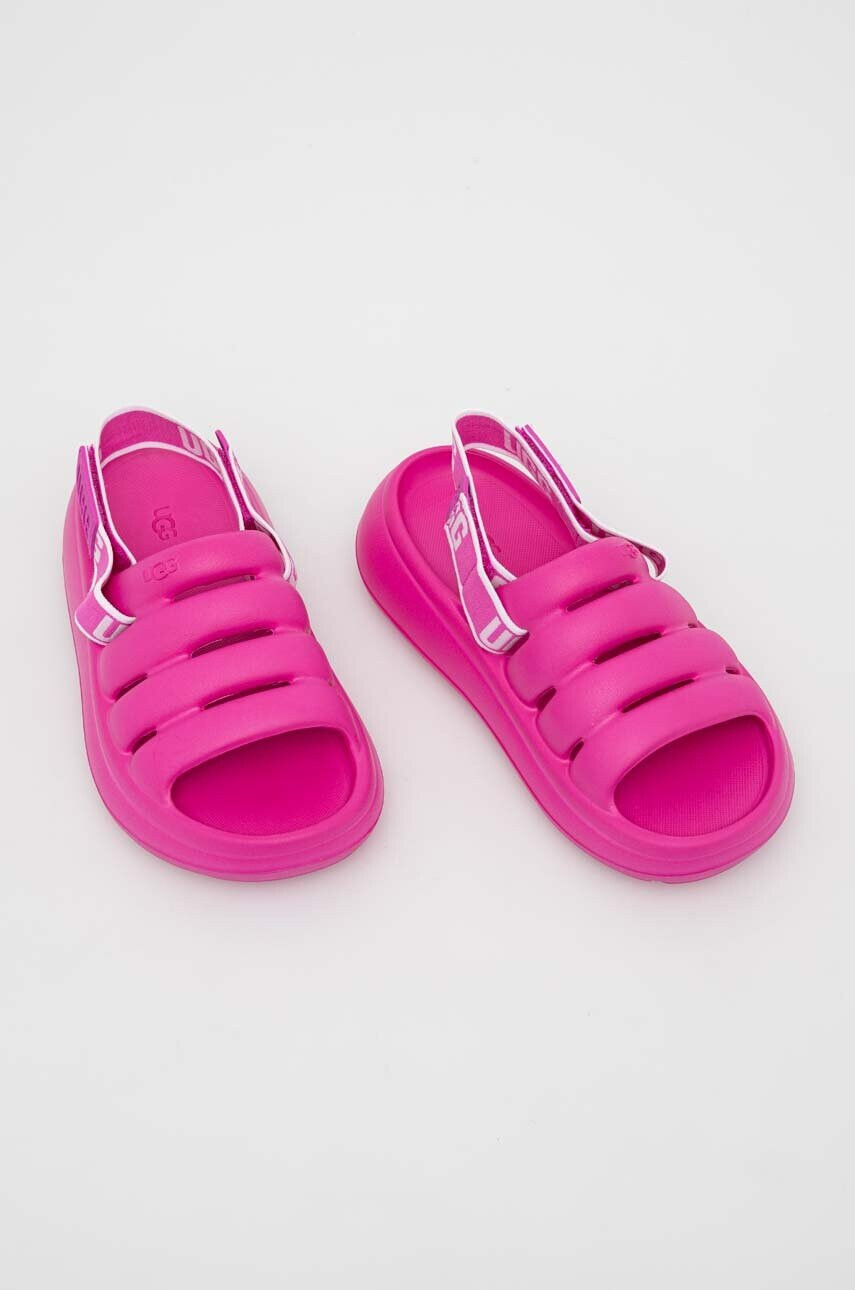 Ugg Чехли Sport Yeah в розово с платформа 1126811 - Pepit.bg