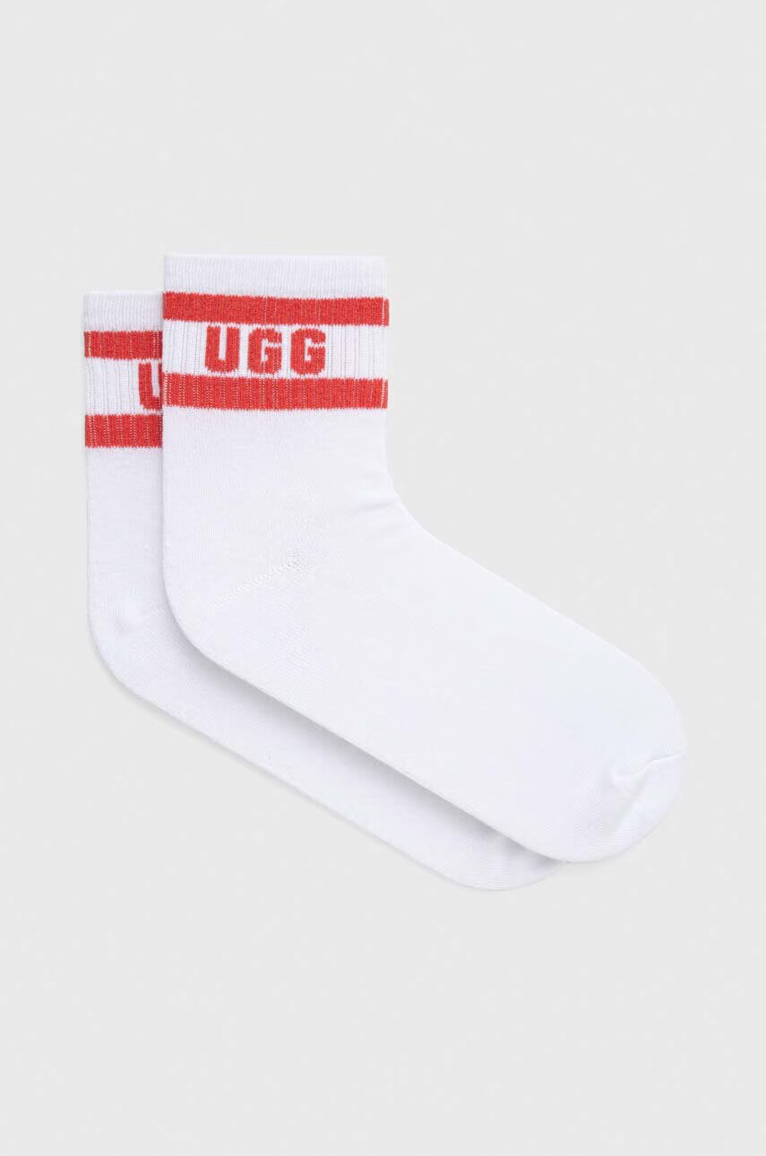 Ugg Чорапи Dierson в бяло - Pepit.bg