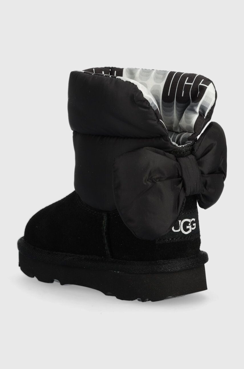 Ugg Детски апрески Bailey Bow Maxi в черно - Pepit.bg