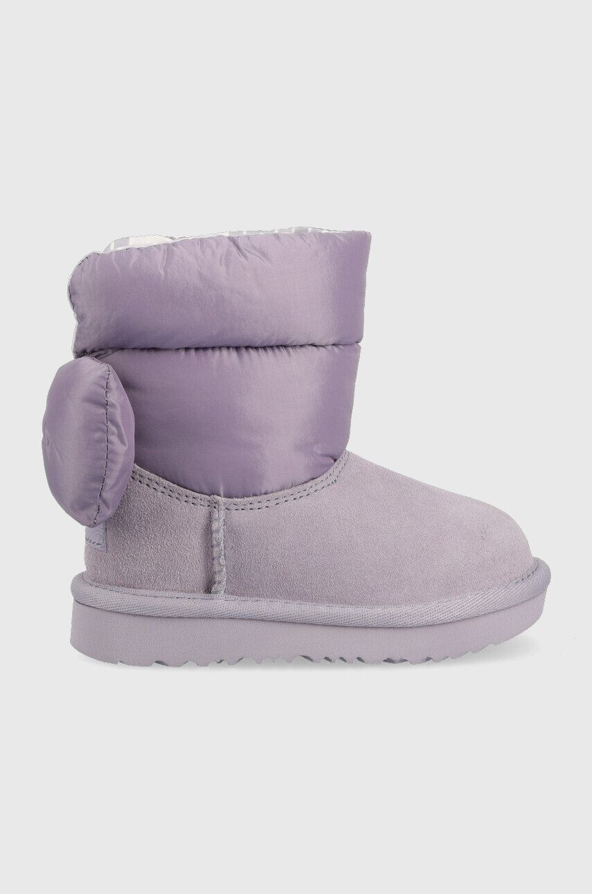 Ugg Детски апрески Bailey Bow Maxi в лилаво - Pepit.bg