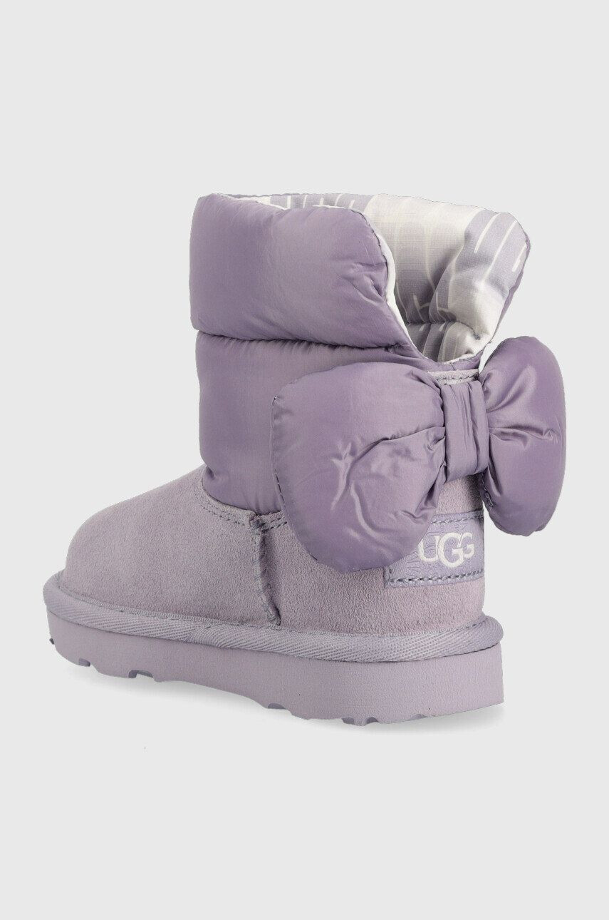 Ugg Детски апрески Bailey Bow Maxi в лилаво - Pepit.bg