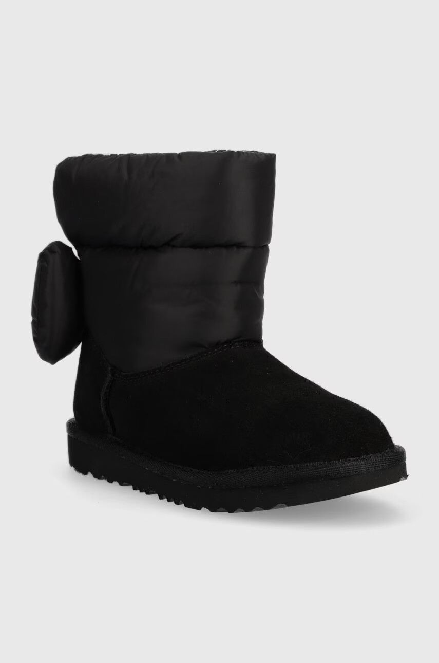 Ugg Детски апрески BAILEY BOW MAXI в черно - Pepit.bg
