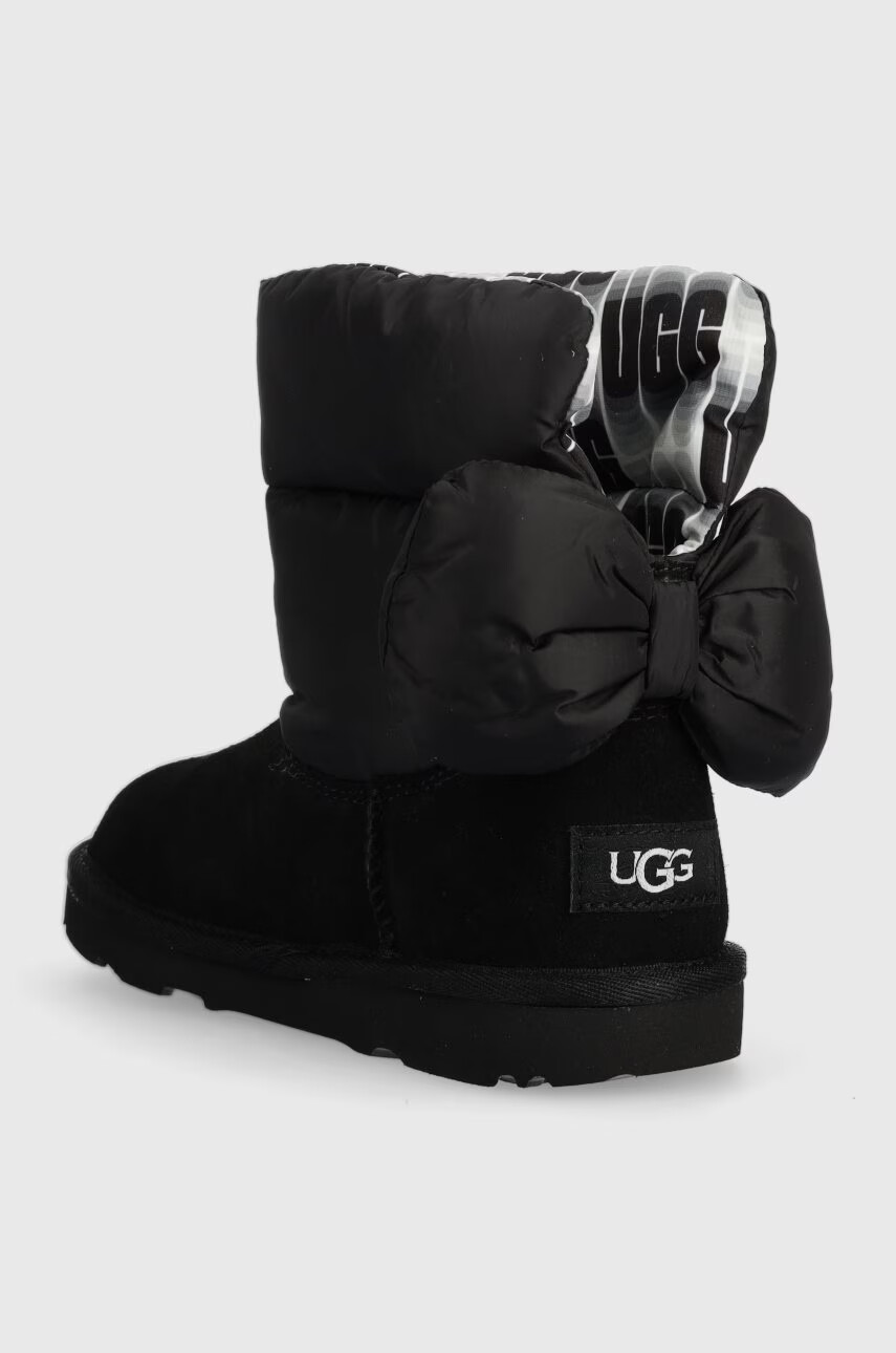 Ugg Детски апрески BAILEY BOW MAXI в черно - Pepit.bg