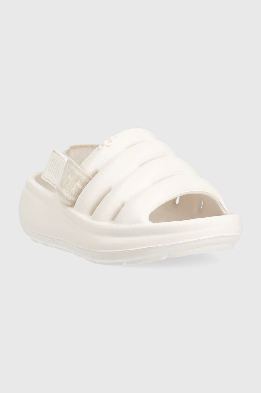 Ugg Детски чехли в бяло - Pepit.bg