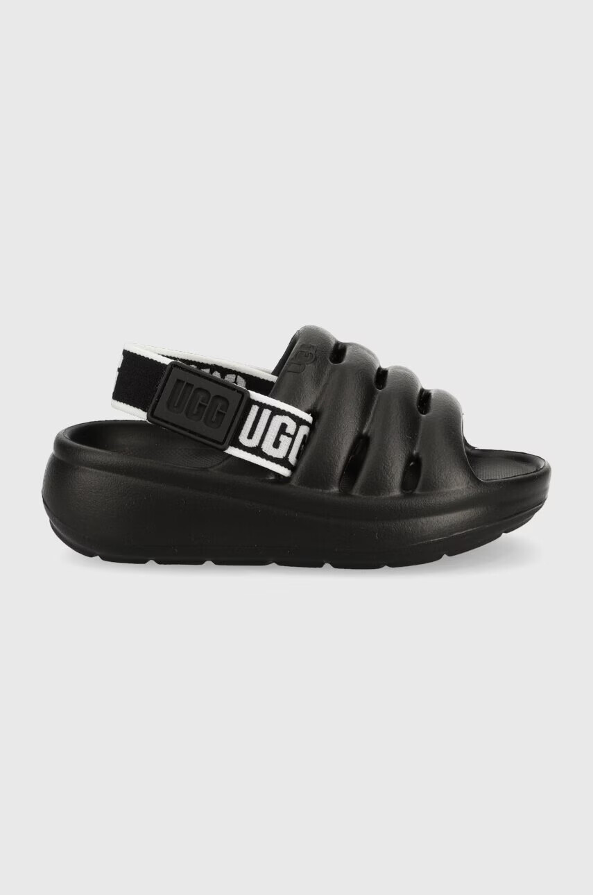 Ugg Детски чехли в черно - Pepit.bg