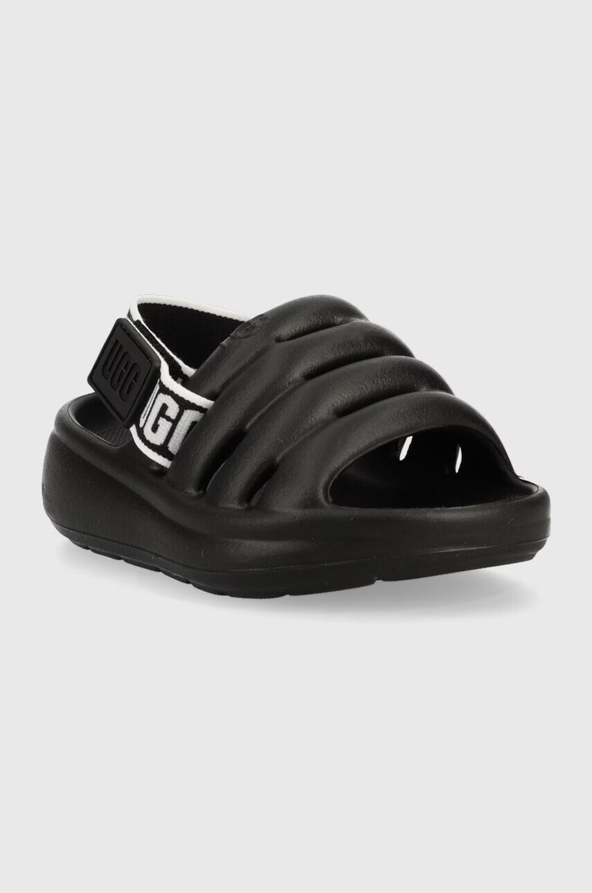 Ugg Детски чехли в черно - Pepit.bg