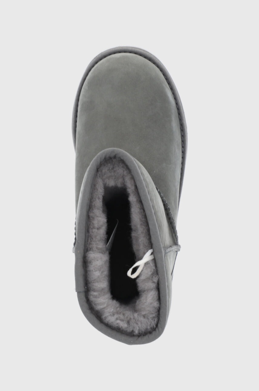 Ugg Детски кожени апрески в сиво - Pepit.bg