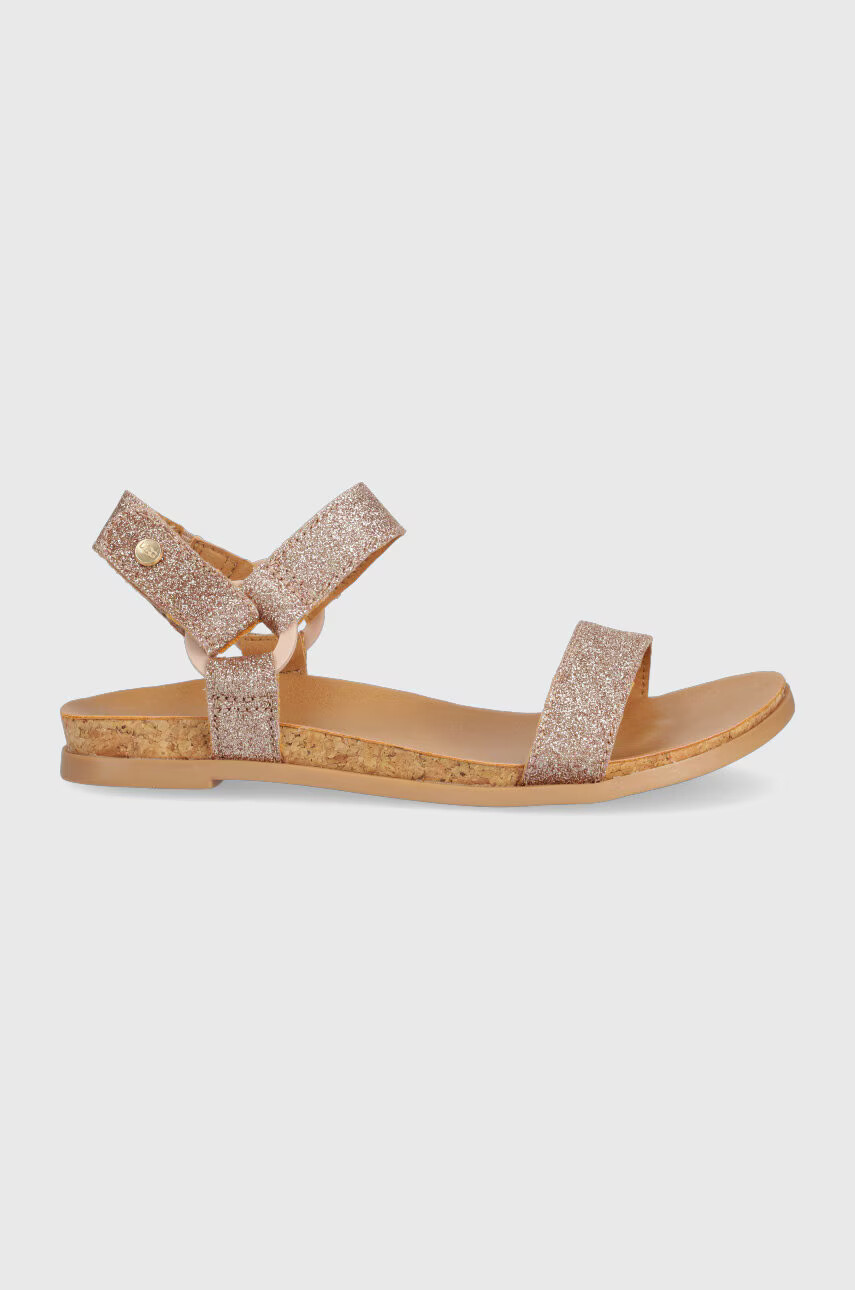 Ugg Детски сандали Rynell в златисто - Pepit.bg