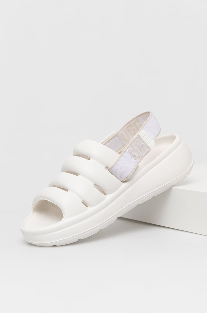 Ugg Детски сандали Sport Yeah в бяло - Pepit.bg