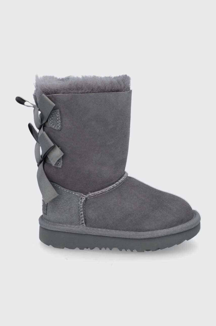 Ugg Детски велурени апрески в сиво - Pepit.bg