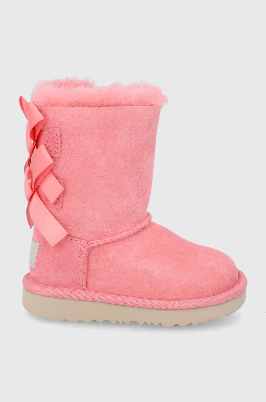 Ugg Детски велурени апрески Bailey Bow II - Pepit.bg