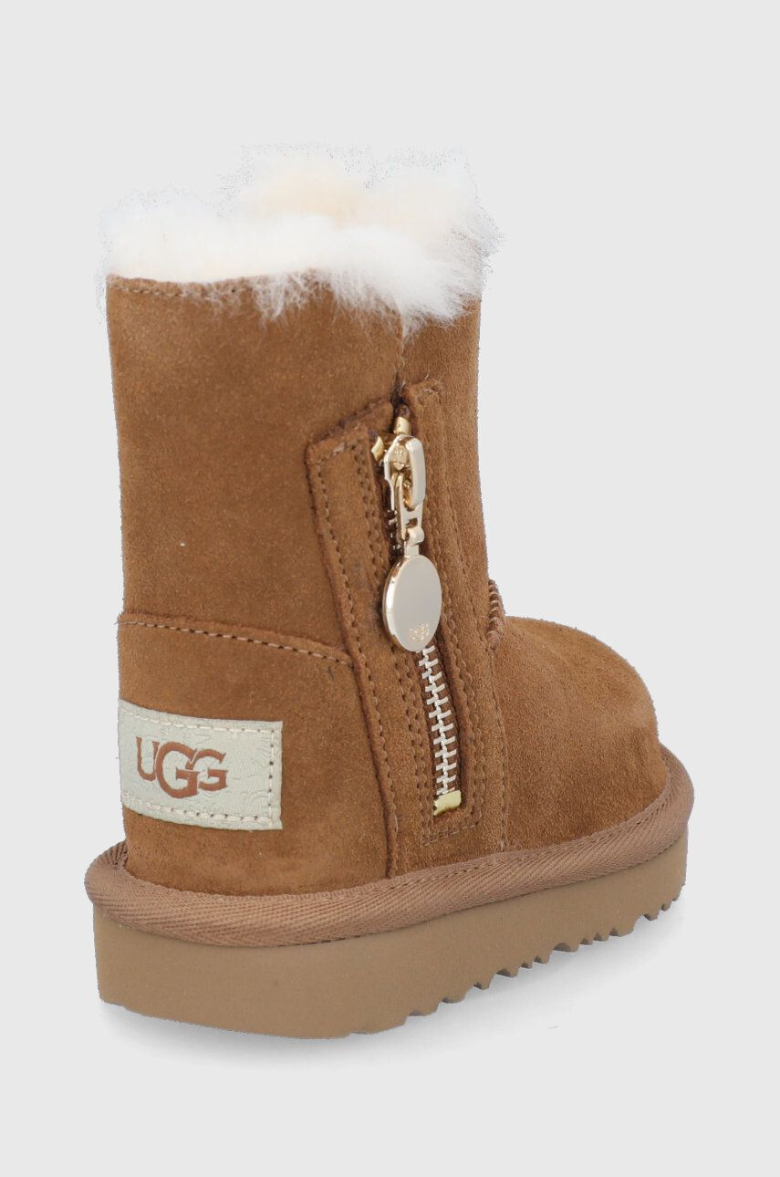 Ugg Детски велурени апрески Bailey Zip Short - Pepit.bg