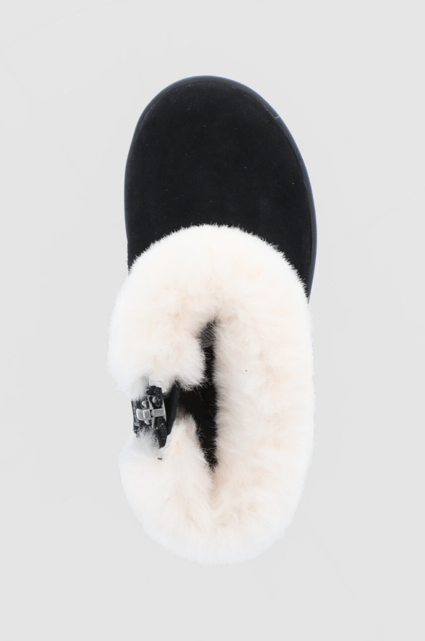 Ugg Детски велурени апрески в черно - Pepit.bg