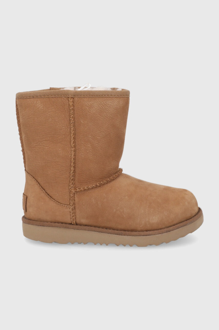 Ugg Детски велурени апрески в кафяво - Pepit.bg