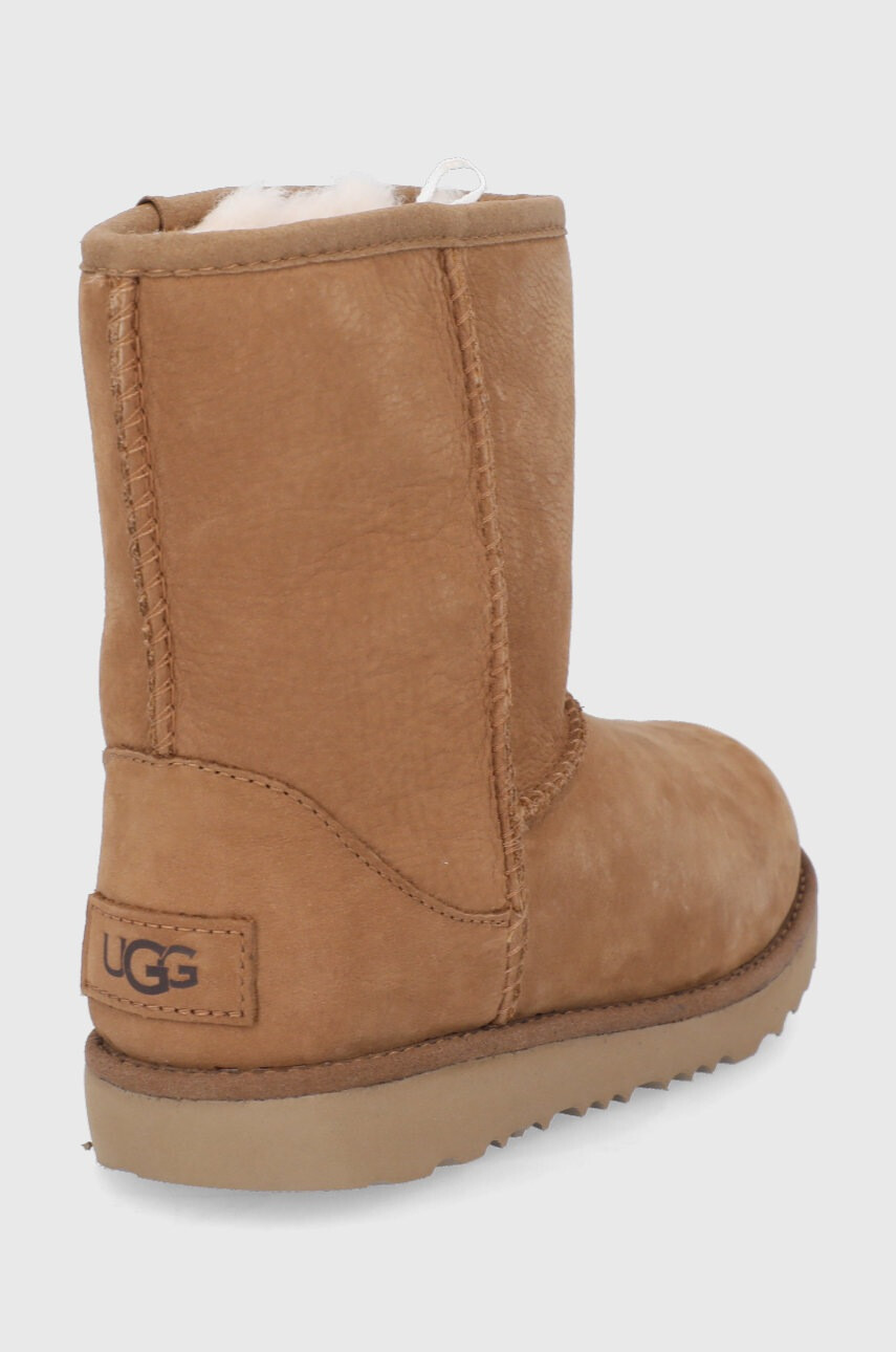 Ugg Детски велурени апрески в кафяво - Pepit.bg