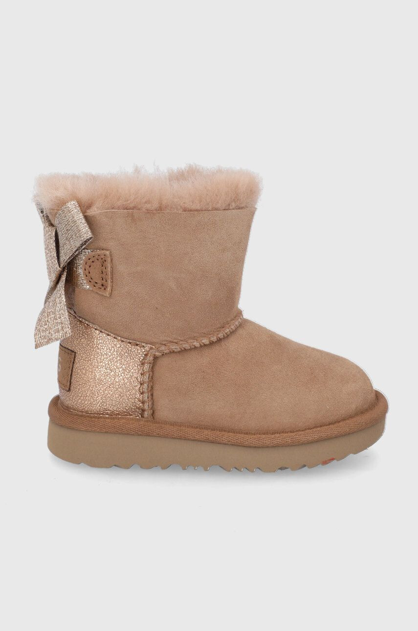 Ugg Детски велурени апрески Mini Bailey Bow Glitz - Pepit.bg