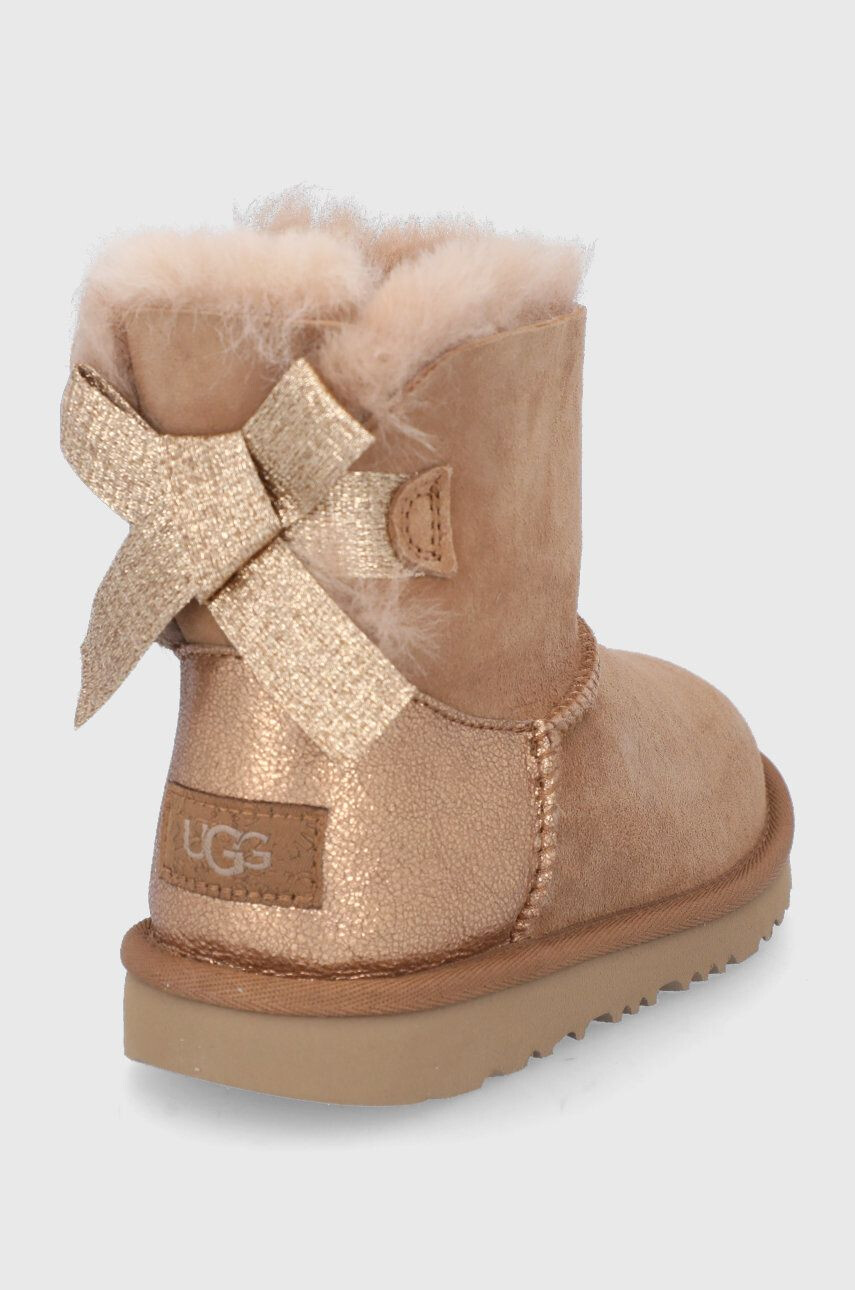 Ugg Детски велурени апрески Mini Bailey Bow Glitz - Pepit.bg