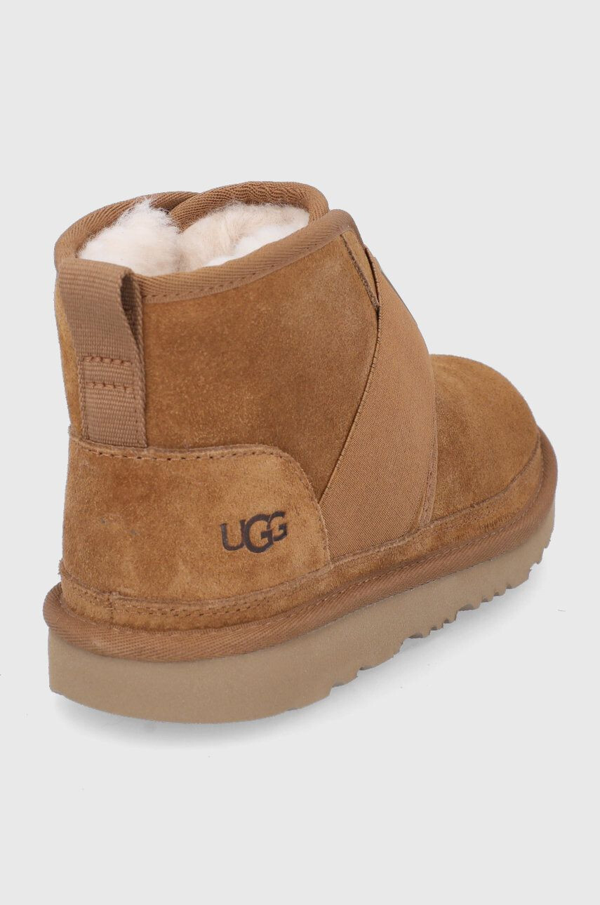 Ugg Детски велурени апрески в кафяво - Pepit.bg