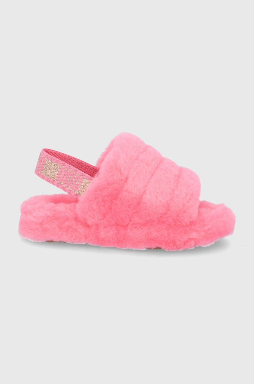 Ugg Детски вълнени пантофи Fluff Yeah - Pepit.bg