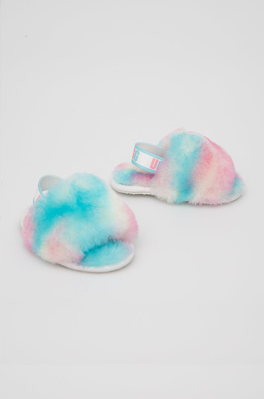 Ugg Детски вълнени пантофи Fluff Yeah Pride - Pepit.bg