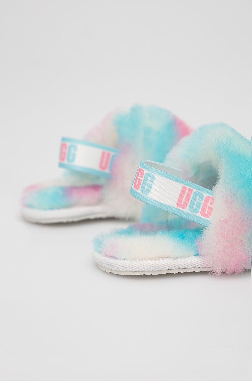 Ugg Детски вълнени пантофи Fluff Yeah Pride - Pepit.bg