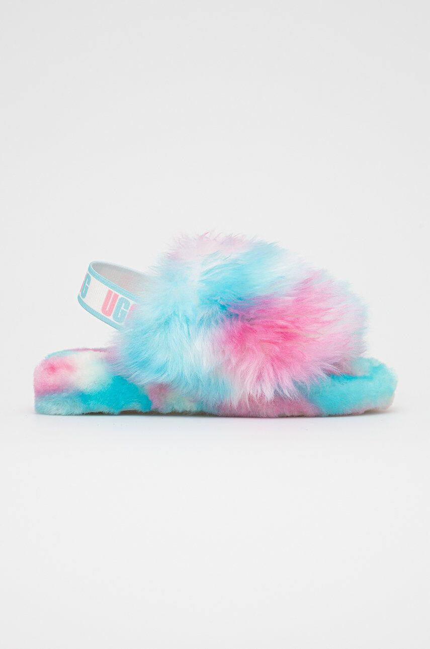 Ugg Детски вълнени пантофи Fluff Yeah Pride - Pepit.bg