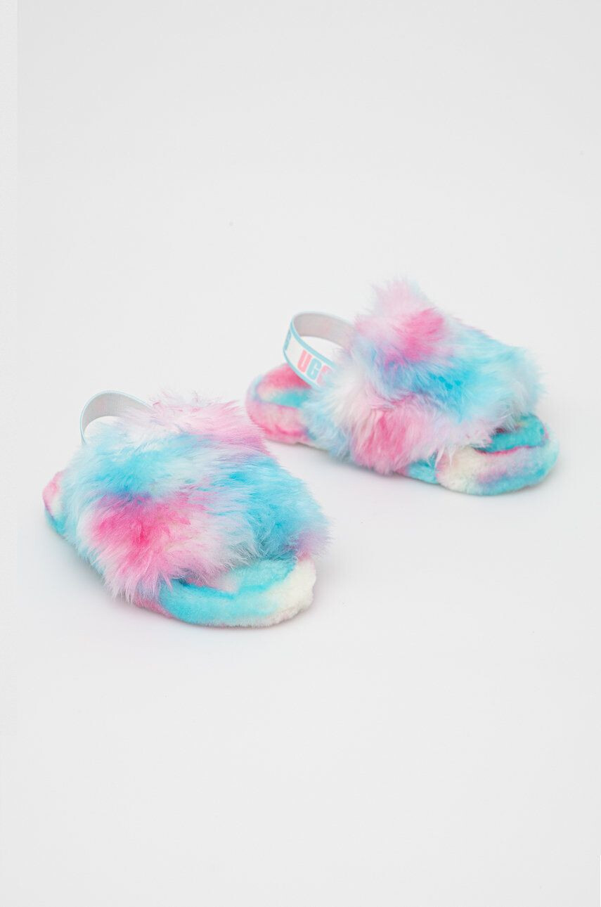 Ugg Детски вълнени пантофи Fluff Yeah Pride - Pepit.bg