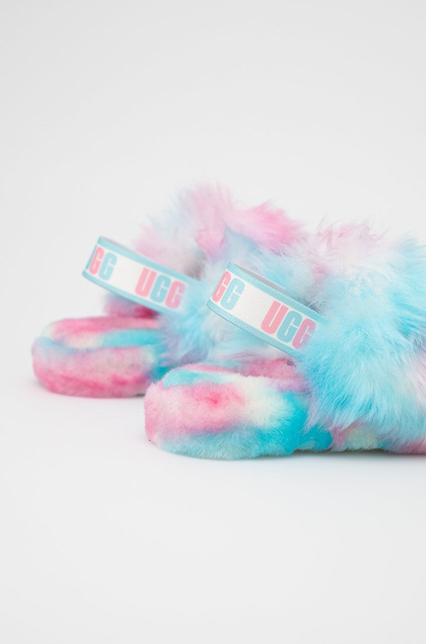 Ugg Детски вълнени пантофи Fluff Yeah Pride - Pepit.bg