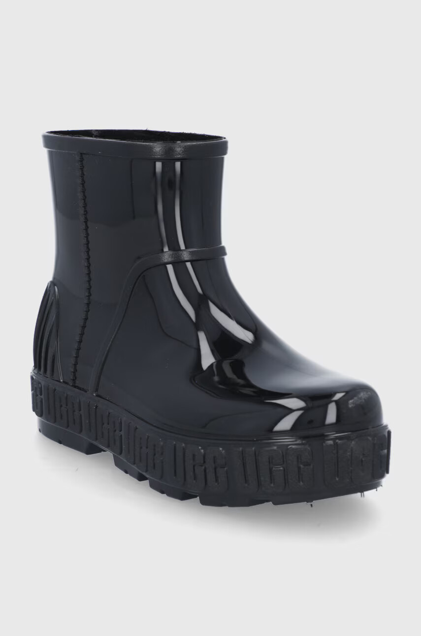 Ugg Гумени ботуши Drizlita дамски в черно 1125731.BLK - Pepit.bg