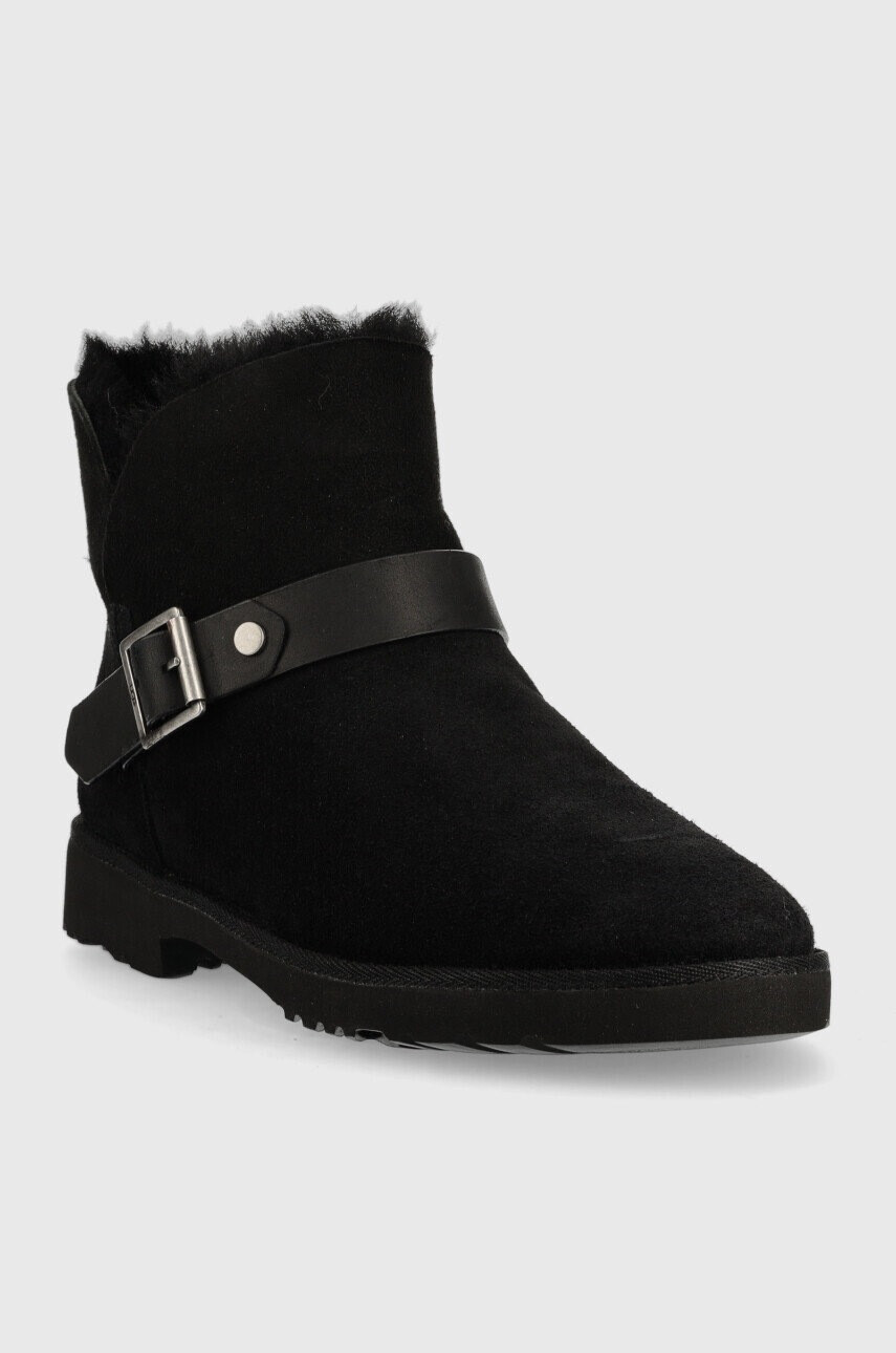 Ugg Кожени боти W Romely Short Buckle - Pepit.bg