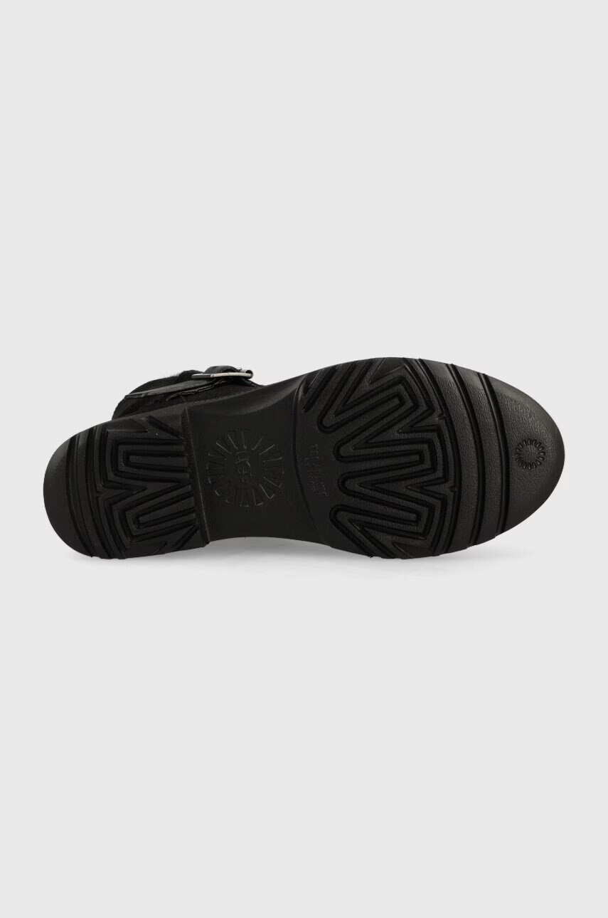 Ugg Кожени боти W Romely Short Buckle - Pepit.bg