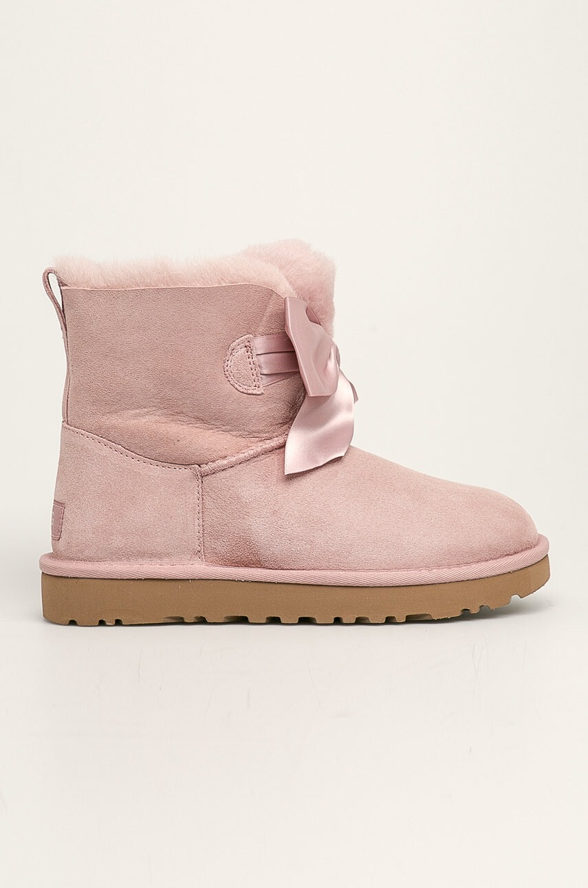 Ugg Кожени ботуши Gita Bow Mini - Pepit.bg