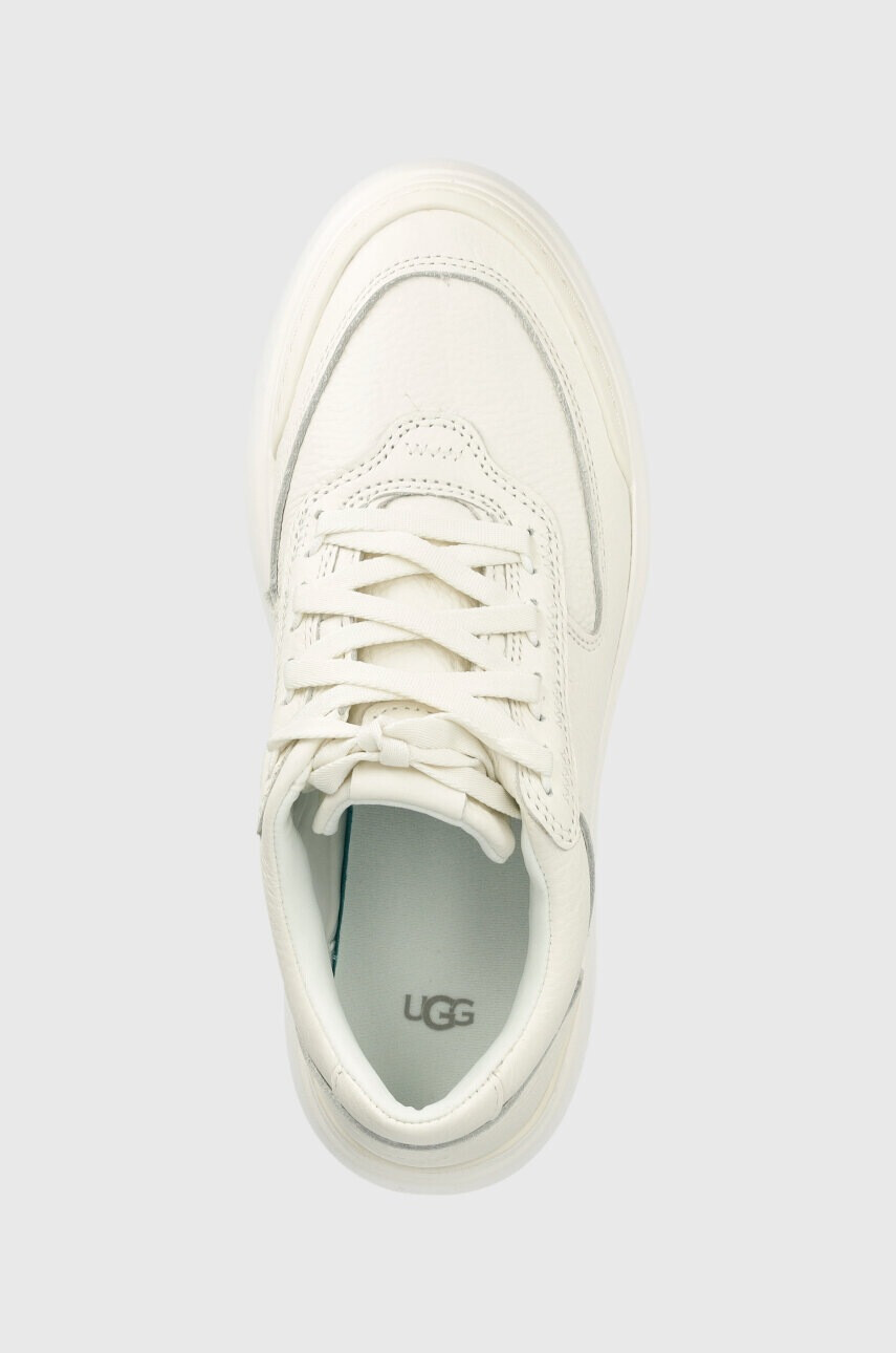 Ugg Кожени маратонки Marin Mega Lace в бяло 1133970 - Pepit.bg