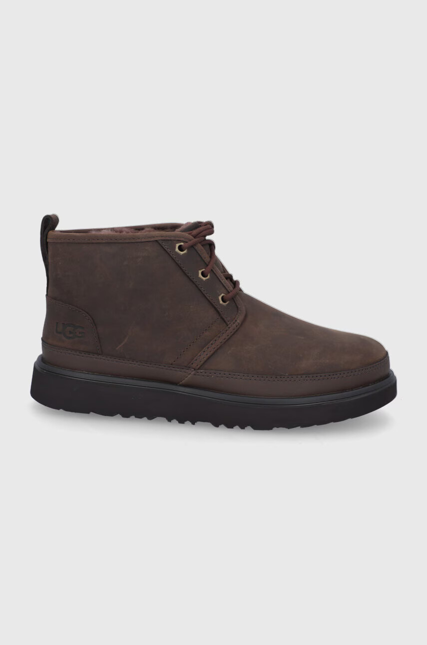 Ugg Кожени обувки Neumel Weather II мъжки в кафяво - Pepit.bg