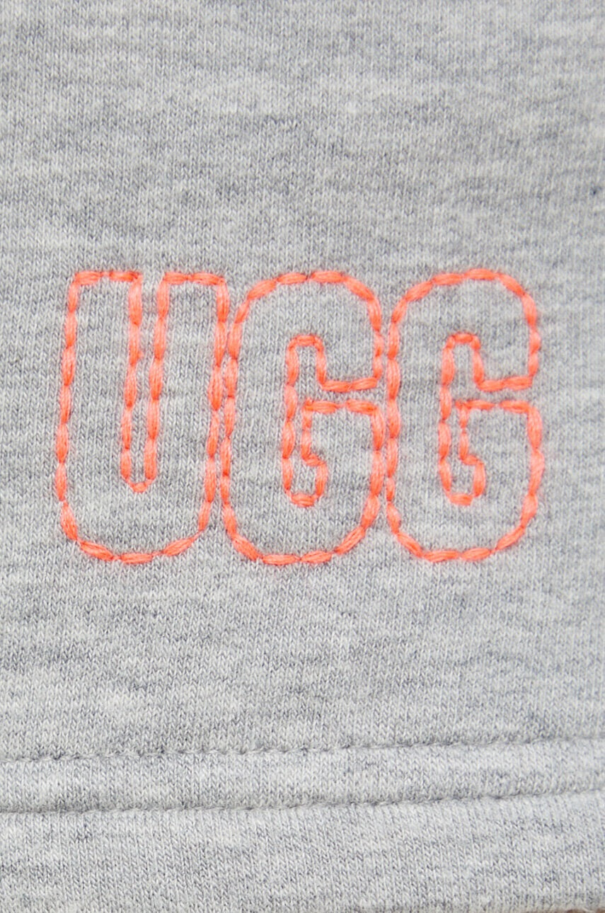 Ugg Къс панталон в сиво меланж на с висока талия - Pepit.bg