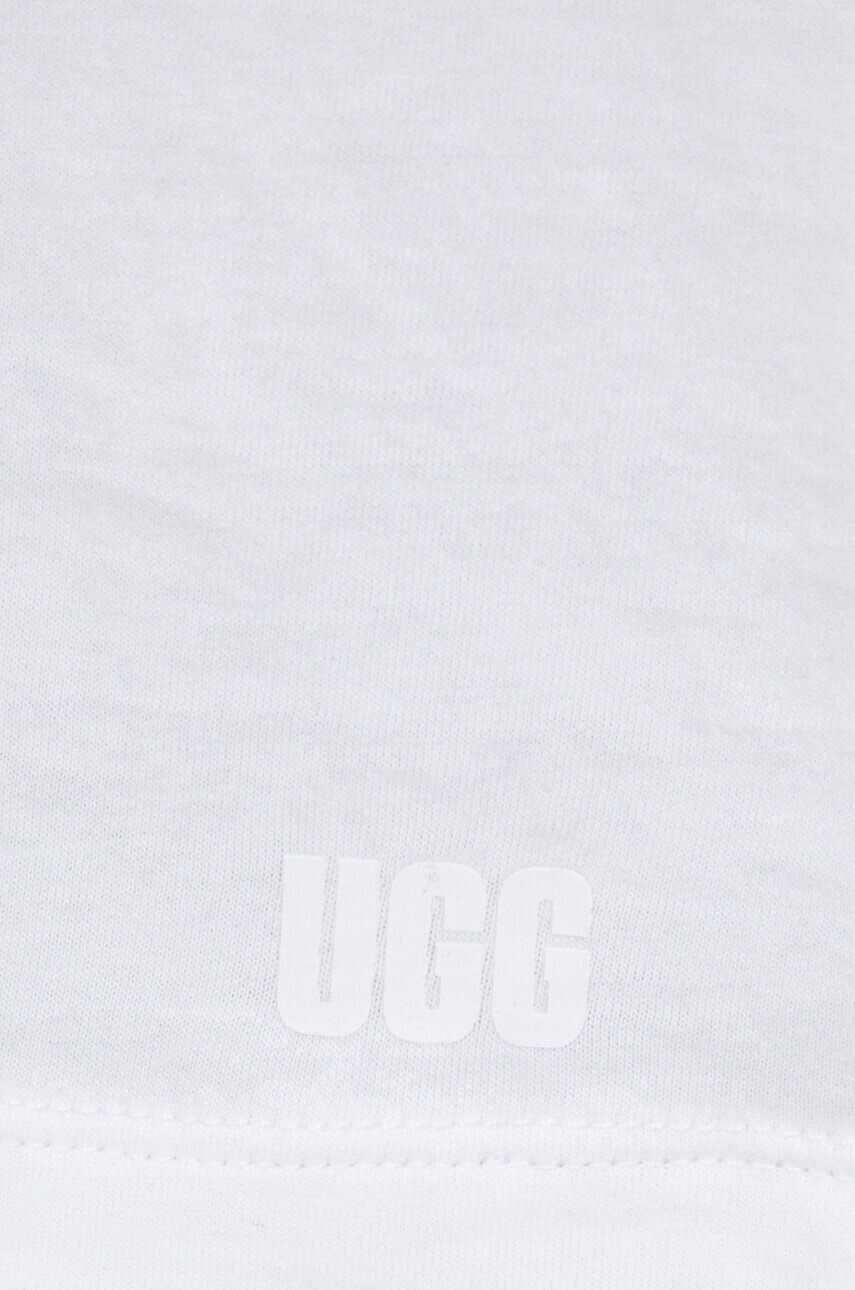Ugg Памучна тениска в бяло - Pepit.bg