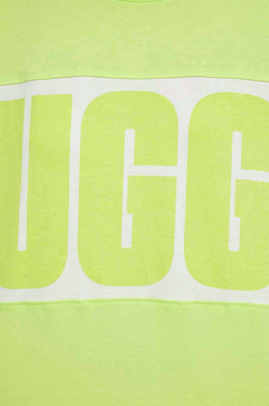 Ugg Памучна тениска в зелено - Pepit.bg