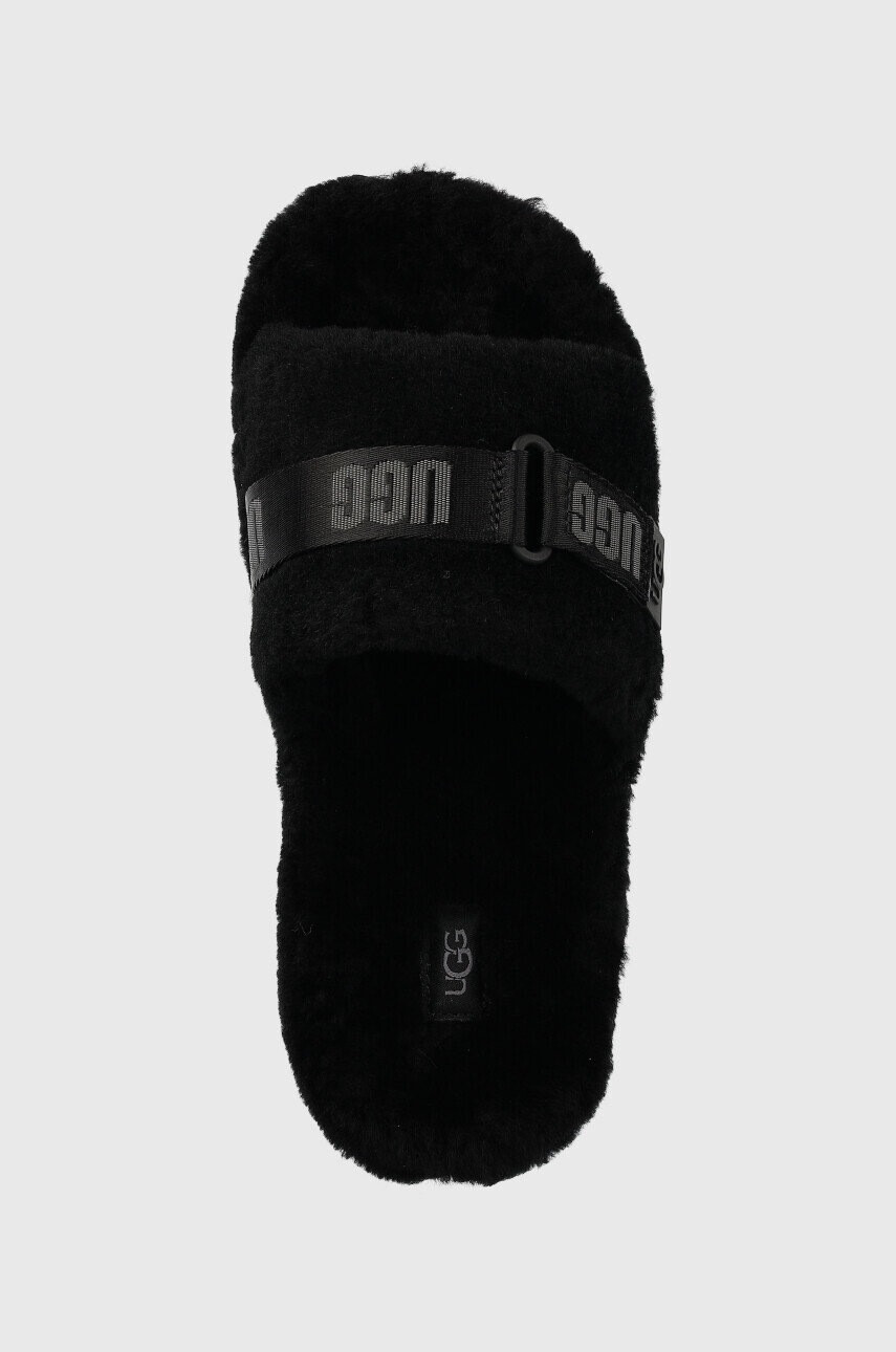 Ugg Пантофи M Fluff Up в черно - Pepit.bg