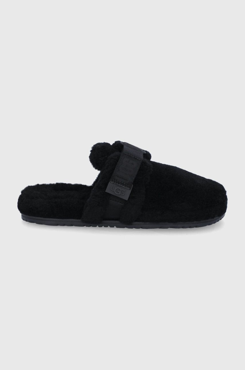 Ugg Пантофи Fluff It в черно - Pepit.bg