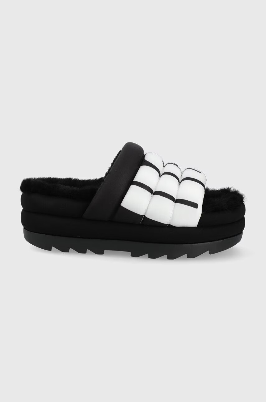 Ugg Пантофи Maxi Slide в черно - Pepit.bg