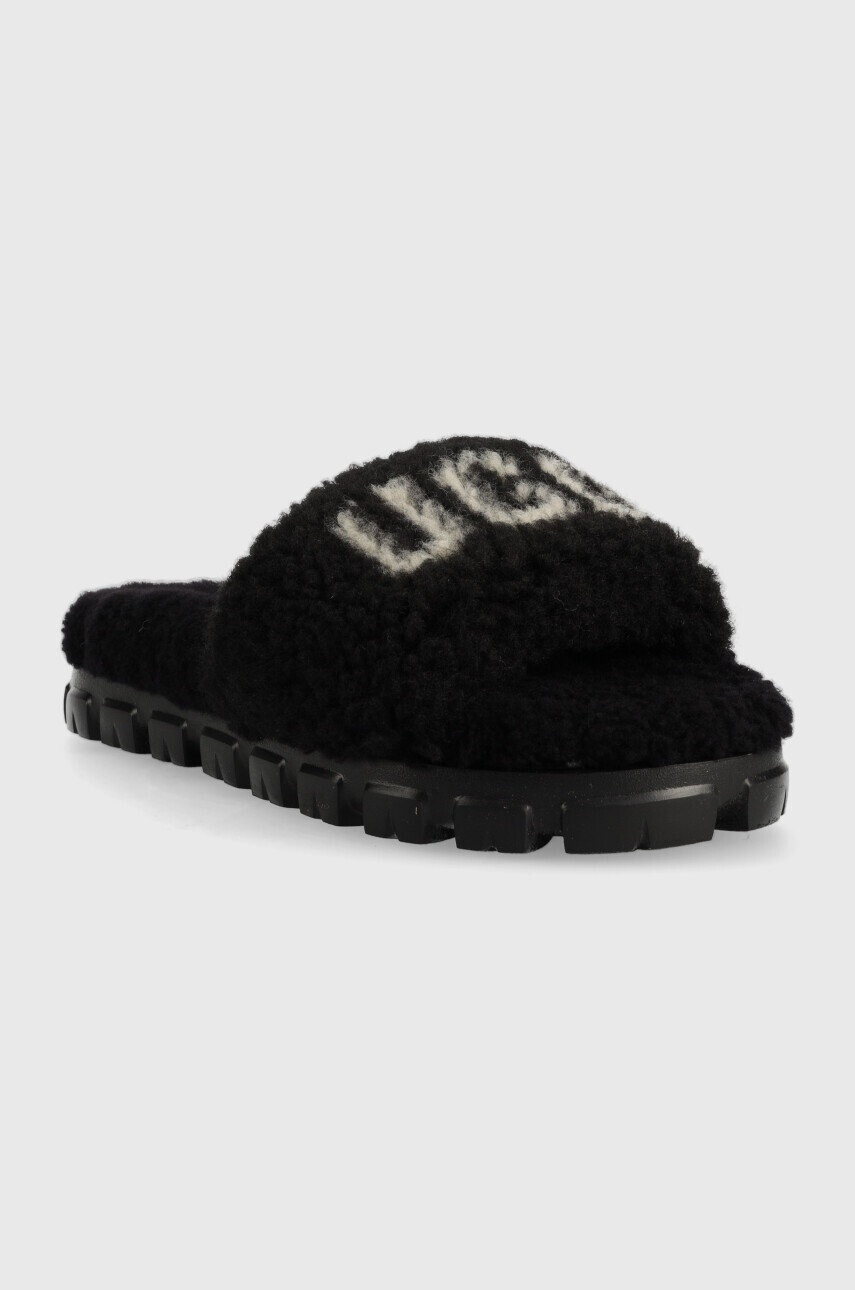 Ugg Пантофи W Cozetta Curly в черно - Pepit.bg