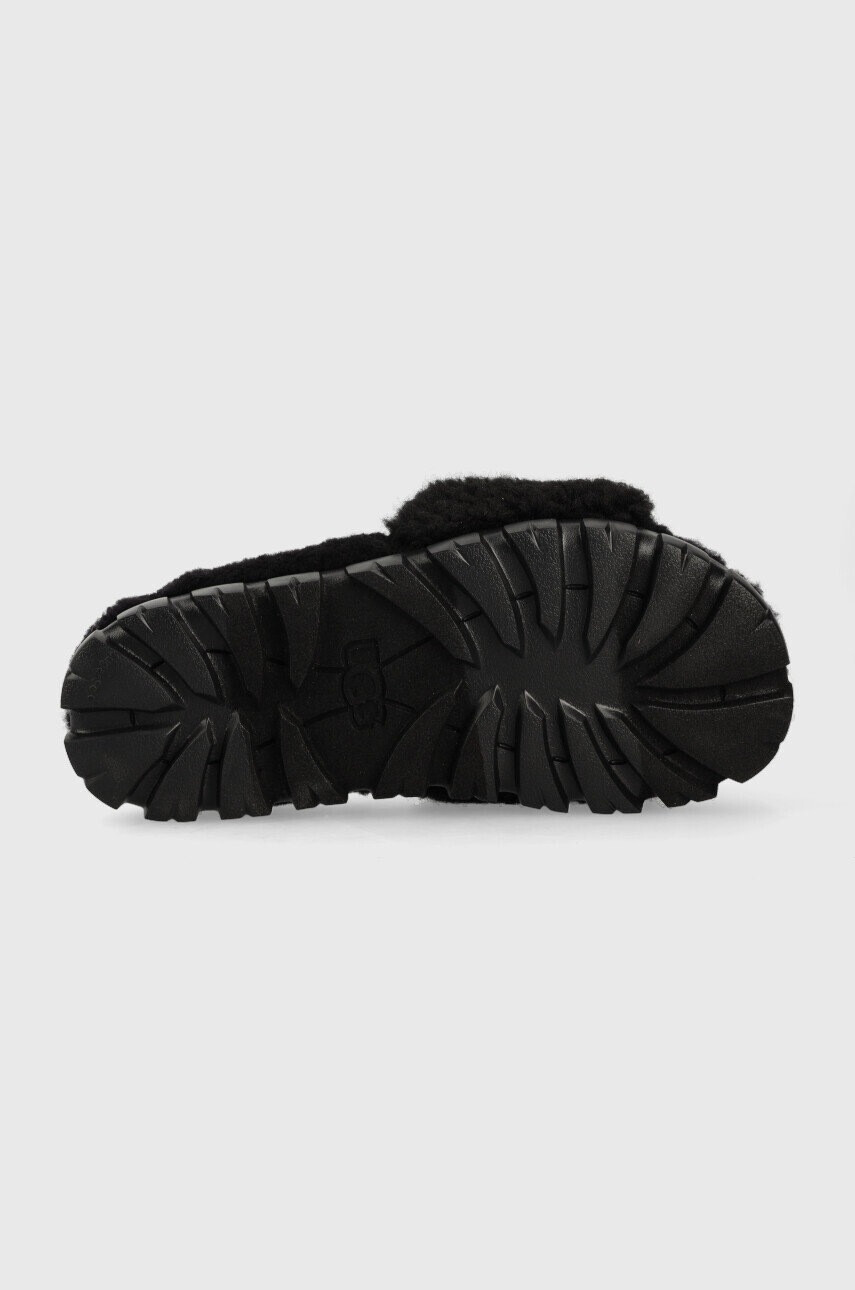 Ugg Пантофи W Cozetta Curly в черно - Pepit.bg